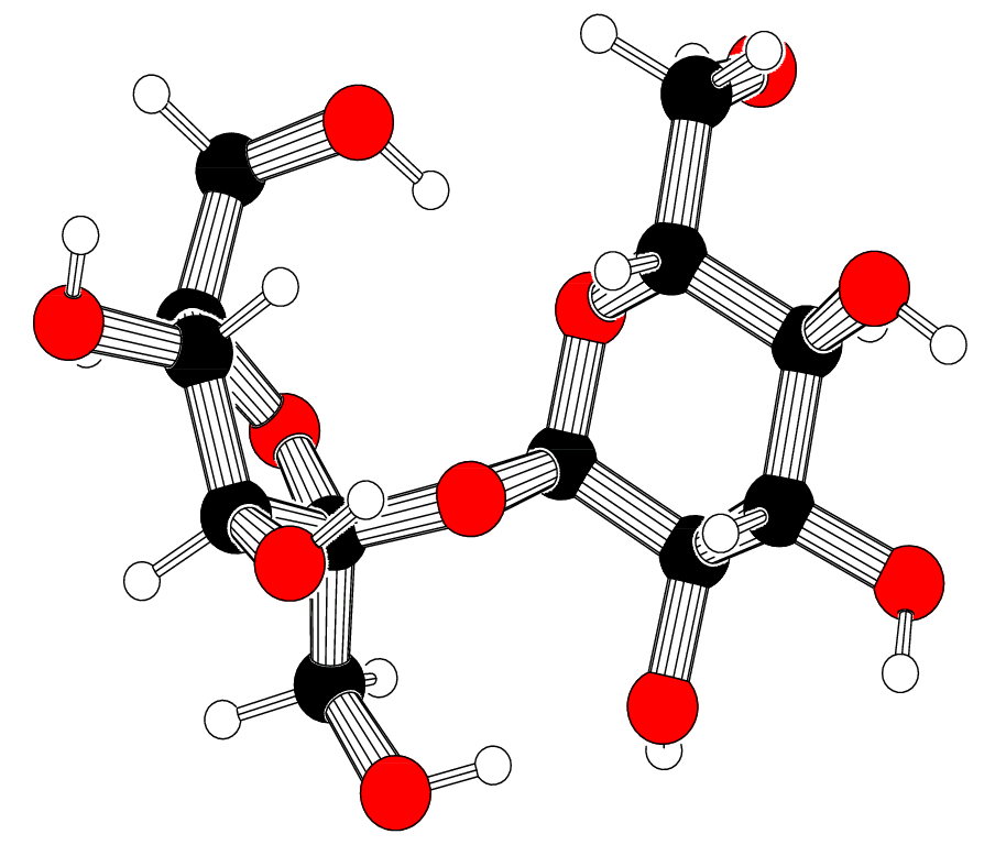 Структурна формула на захарозата