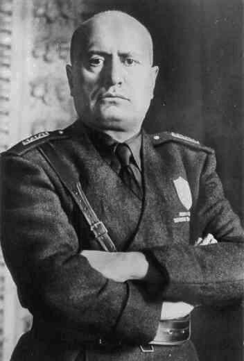 Диктаторът Мусолини